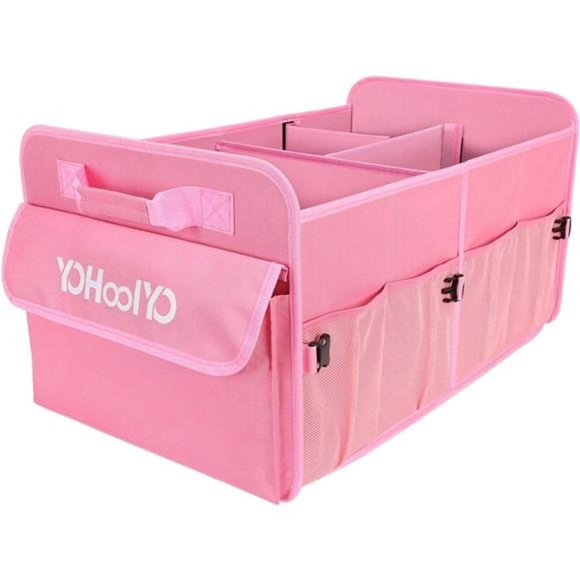 Car Trunk Organizer for SUV 72L Large Capacity Collapsible 4 Compartment Storage - Picture 1 of 7